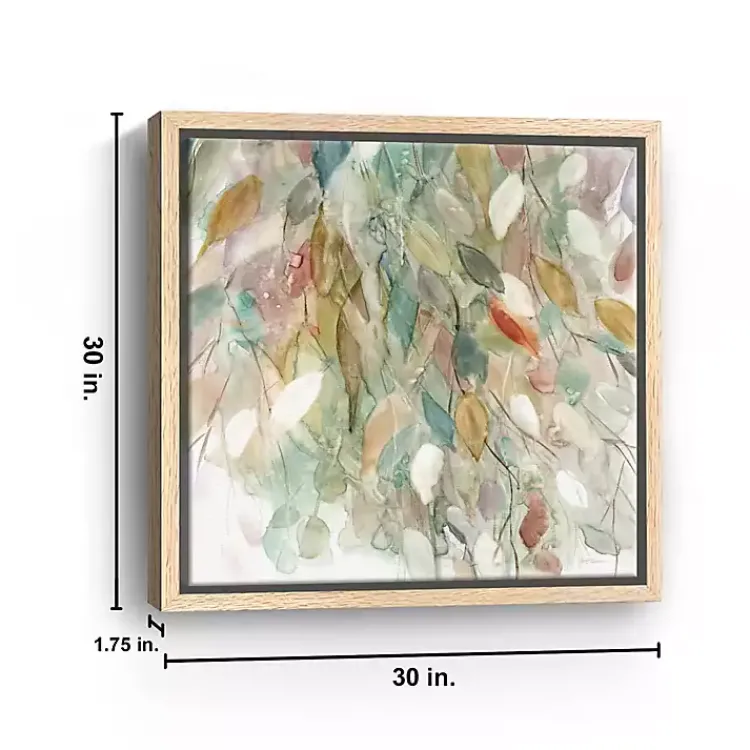 Canvas Art-Kirklands Home Rainy Cascade I Framed Canvas Art Print, 30x30