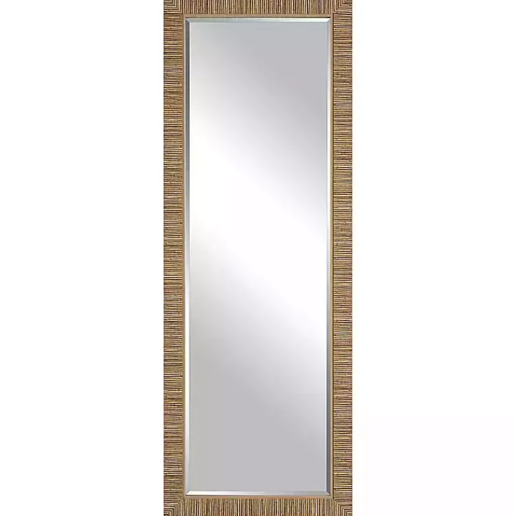 Decorative Mirrors-Kirklands Home Natural Coastal Full-Length Wall Mirror