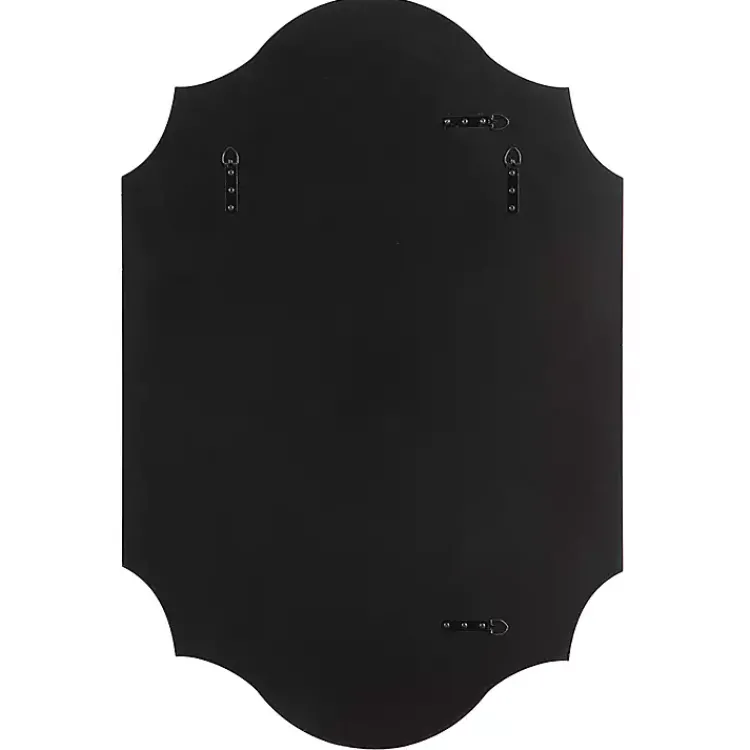 Decorative Mirrors-Kirklands Home Gold Leaf Curved Metal Wall Mirror