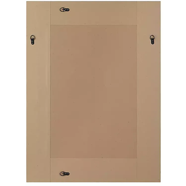 Decorative Mirrors-Kirklands Home Natural Chevron Wood Wall Mirror