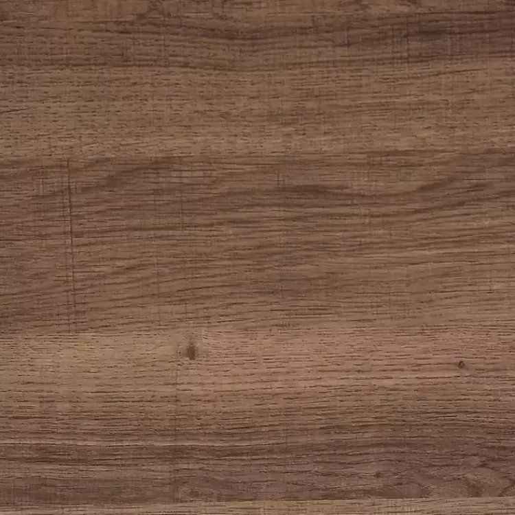 Console Tables-Kirklands Home Oval Light Wood X Base Console Table Brown