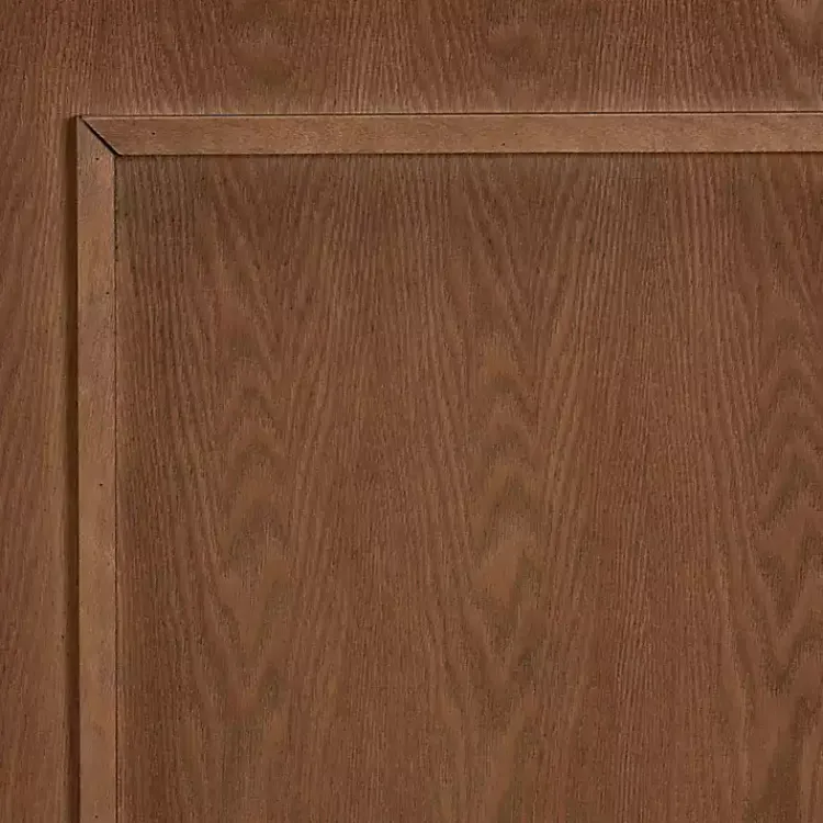 Beds & Headboards-Kirklands Home Warm 3-Panel Wood Full Headboard Brown