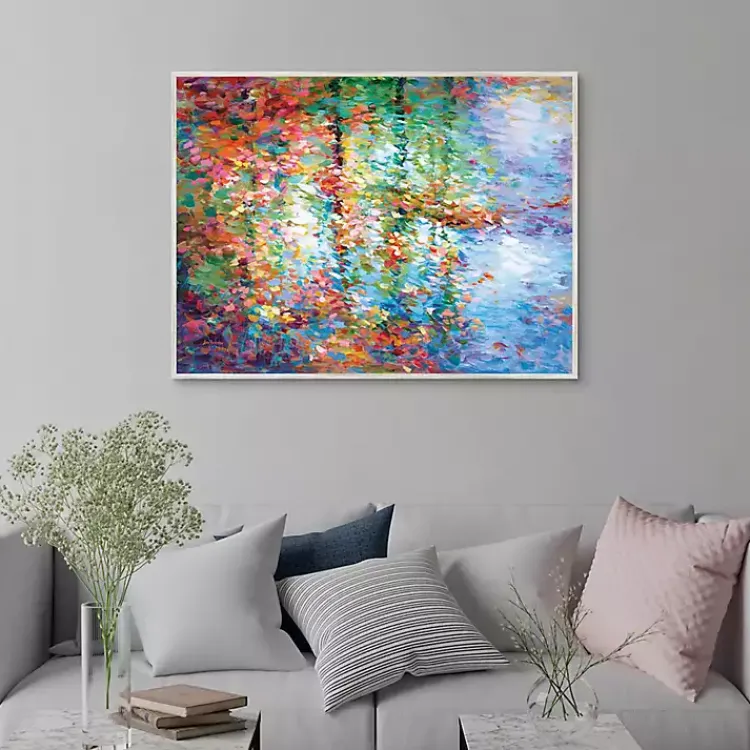 Canvas Art-Kirklands Home Colorful Reflections I Framed Canvas Art Print