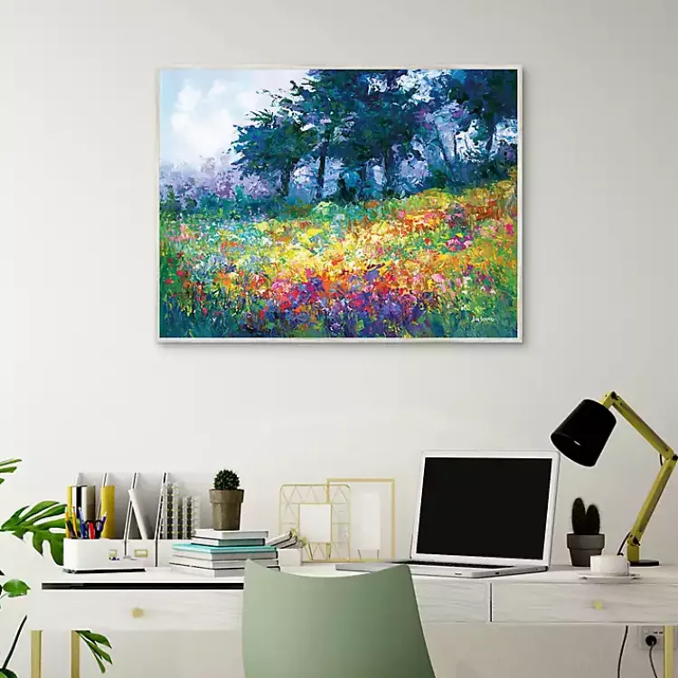 Canvas Art-Kirklands Home Colorful Wildflowers in Bloom Canvas Art Print