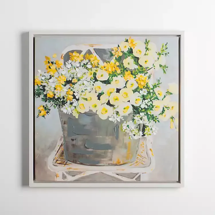 Canvas Art-Kirklands Home Sitting Pretty Framed Canvas Art Print