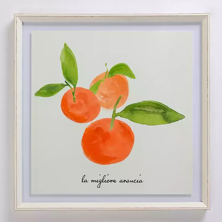 Framed Art-Kirklands Home The Best Orange Framed Art Print