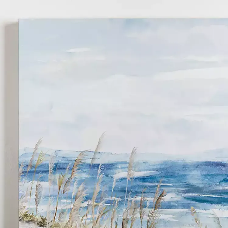 Canvas Art-Kirklands Home Beach s Canvas Art Print Blue