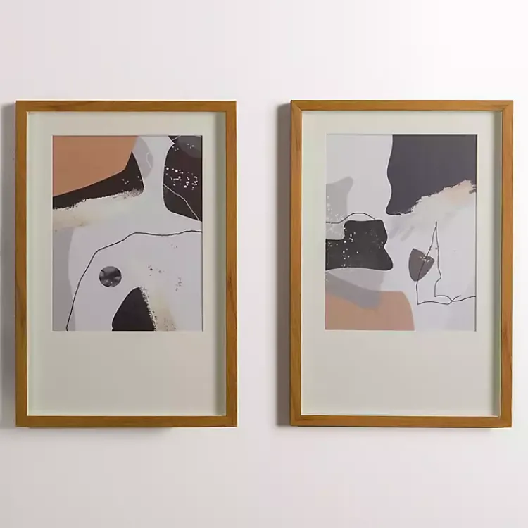 Framed Art-Kirklands Home Abstract Space Framed Art Prints, Set of 2
