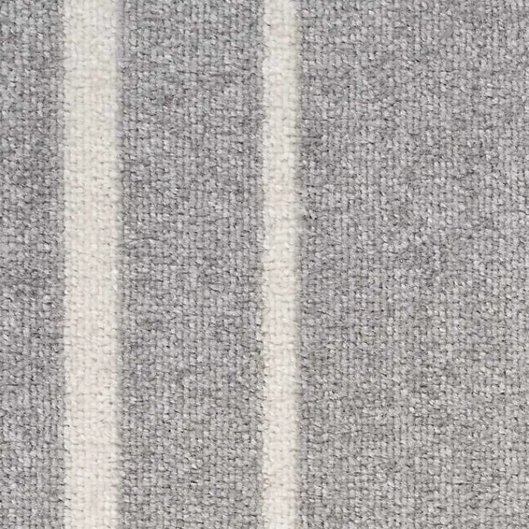 Outdoor Rugs-Kirklands Home Gray Bordered Indoor/Outdoor Area Rug, 6x9