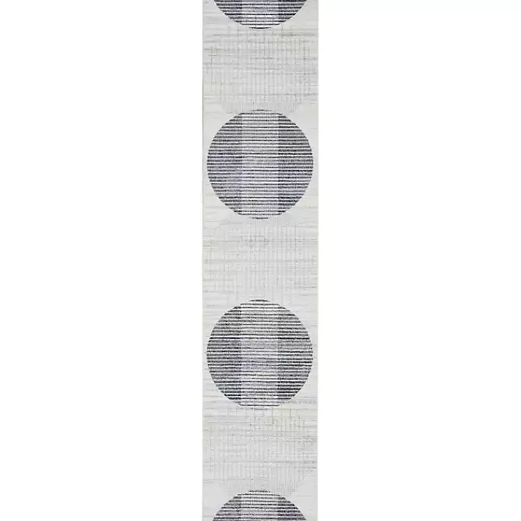 Area Rugs-Kirklands Home Blue Linear Geometric Washable Runner, 2x12