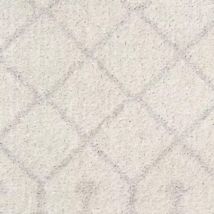 Area Rugs-Kirklands Home Moroccan Washable Runner, 2x12 Ivory