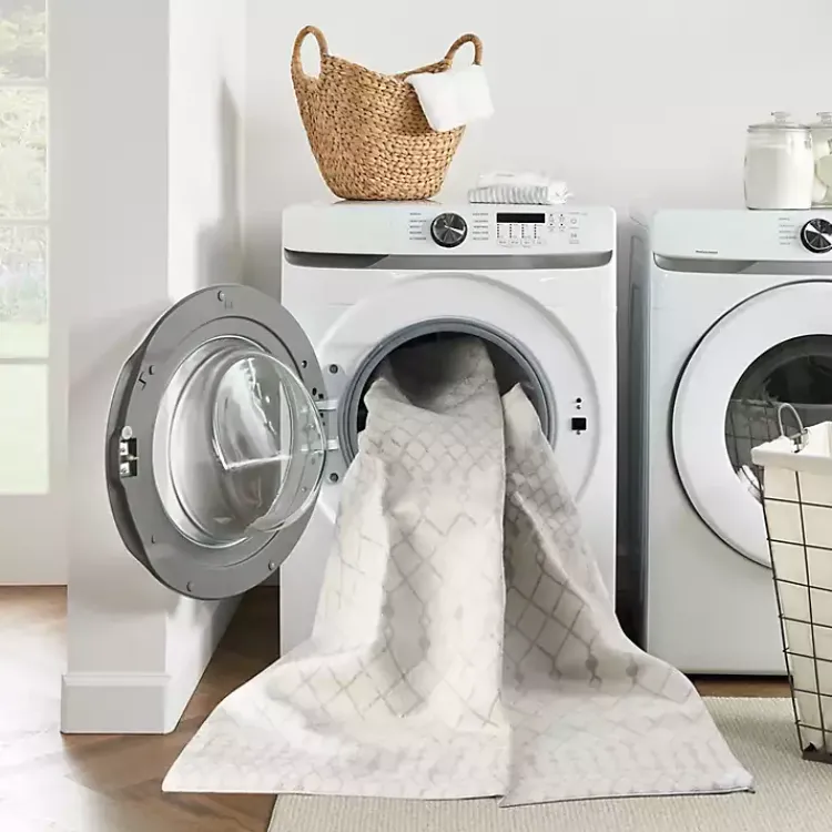 Area Rugs-Kirklands Home Moroccan Washable Runner, 2x8 Ivory