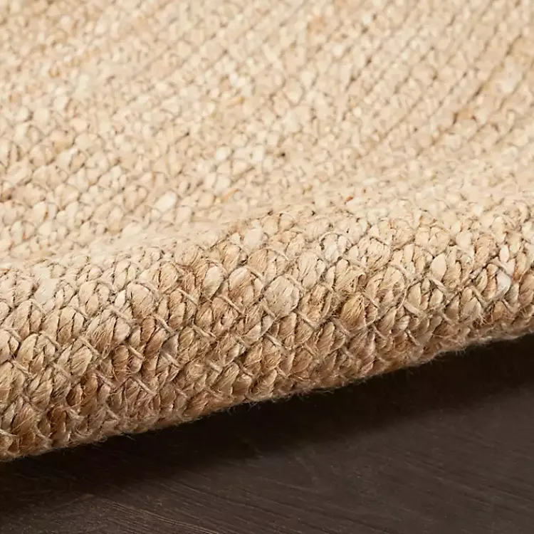 Area Rugs-Kirklands Home Natural Bleached Jute Area Rug, 3x5 Tan