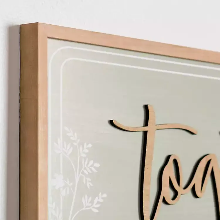 Wall Quotes & Signs-Kirklands Home Together We Can Do Anything Wall Plaque