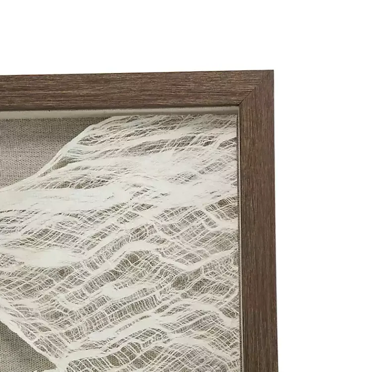 Wall Plaques-Kirklands Home Abstract Rice Paper Framed Wall Plaque