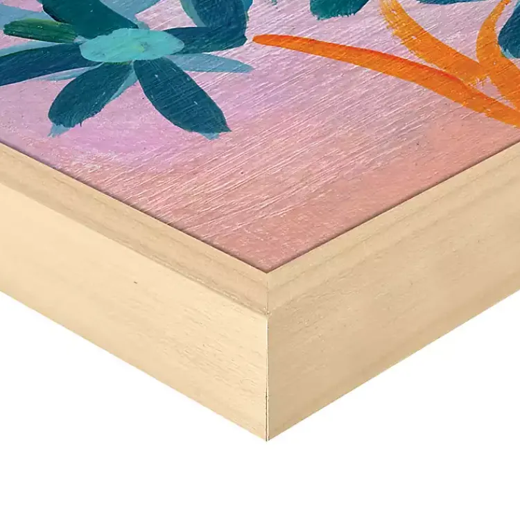 Framed Art-Kirklands Home Palm Heaven Framed Canvas Art Print Multi