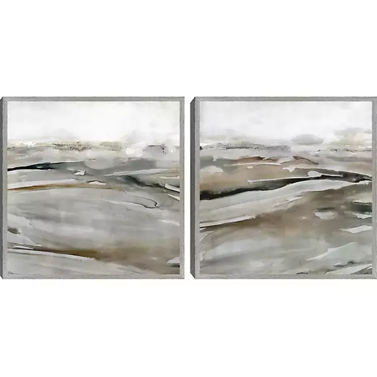Framed Art-Kirklands Home Windblown Sands Framed Canvas Art Prints, Set of 2