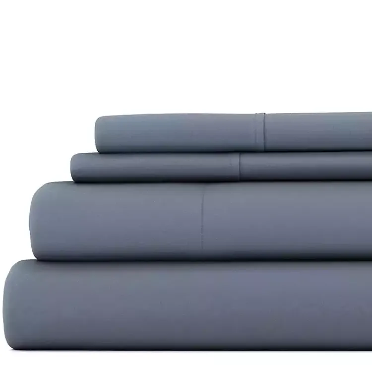Bed Sheets-Kirklands Home Stone Ultra Soft 3-pc. Twin XL Sheet Set Gray
