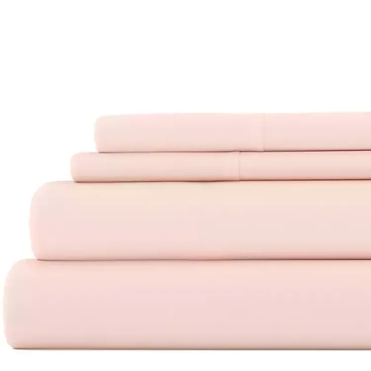 Bed Sheets-Kirklands Home Blush Ultra Soft 4-pc. Full Sheet Set Pink