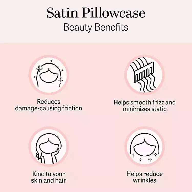 Bed Sheets-Kirklands Home Navy Satin 6-pc. Full Sheet Set Blue