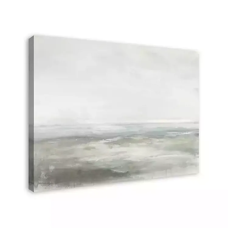 Canvas Art-Kirklands Home Abstract Seascape Canvas Art Print Gray