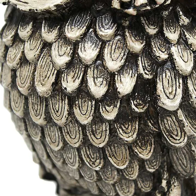 Table Lamps-Kirklands Home Brown Owl and Shade Table Lamp Green