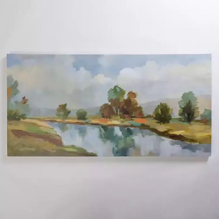 Canvas Art-Kirklands Home Down by the River Canvas Art Print