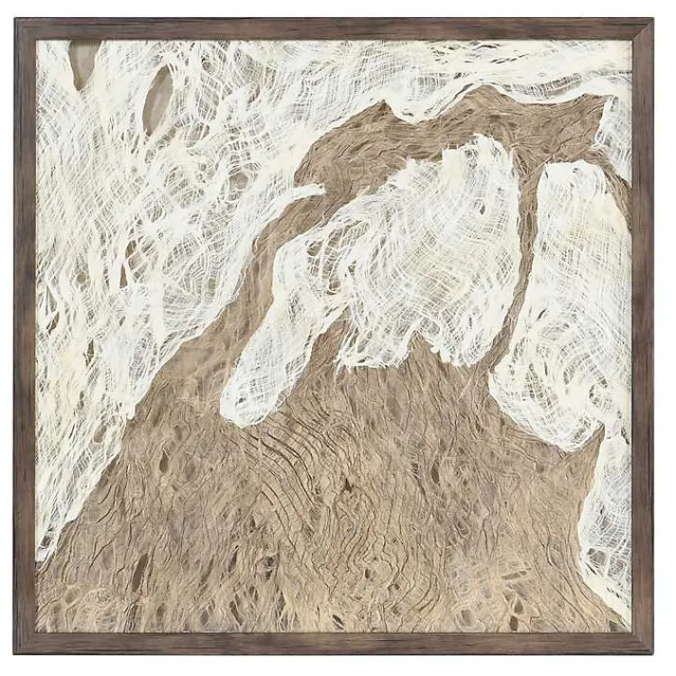 Wall Plaques-Kirklands Home Swept Away II Shadowbox Wall Plaque