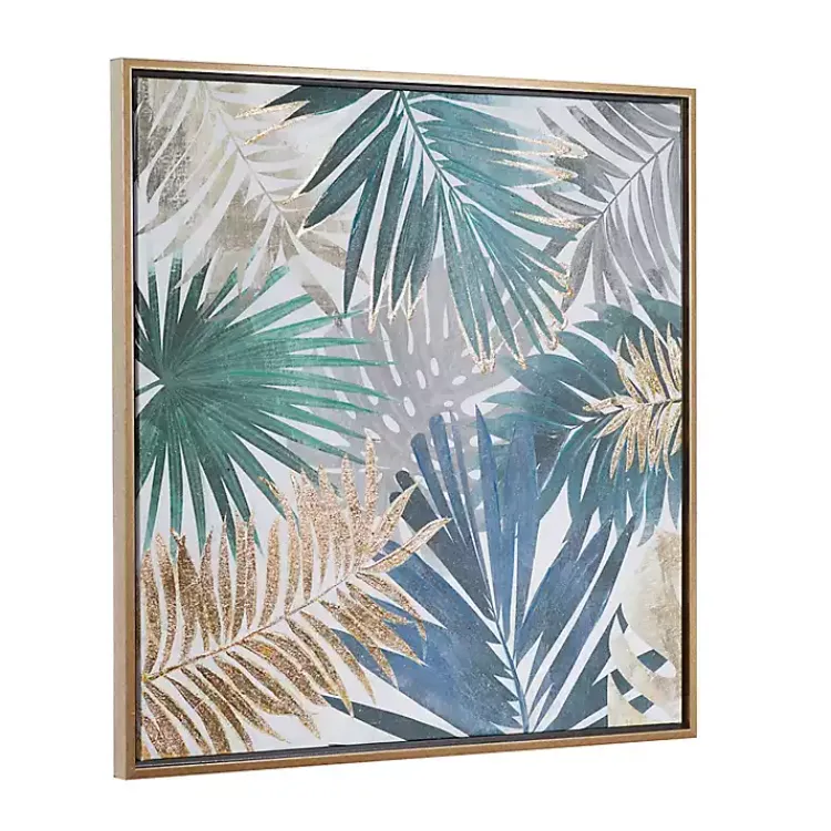 Canvas Art-Kirklands Home Coastal Palms Framed Canvas Art Print