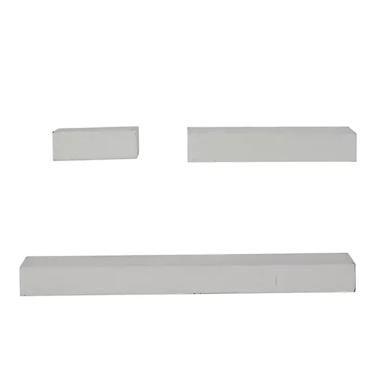 Shelves-Kirklands Home Wood Floating Shelves, Set of 3 White
