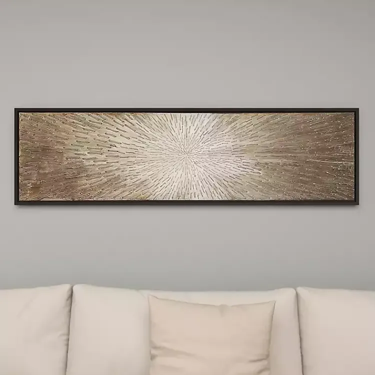 Canvas Art-Kirklands Home Radial Sunburst Framed Canvas Art Print