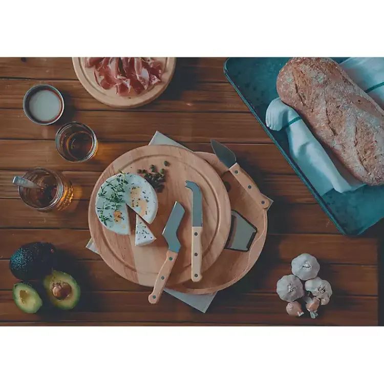 Serving & Entertaining-Kirklands Home Auburn Tigers Cheese Board and Tool Set Tan