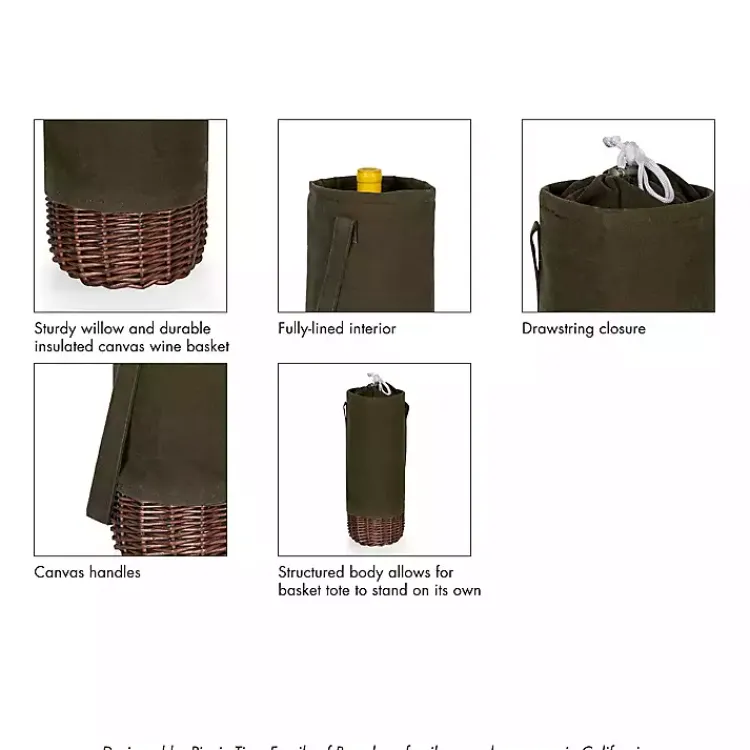 Barware-Kirklands Home North Carolina Insulated Wine Bottle Tote