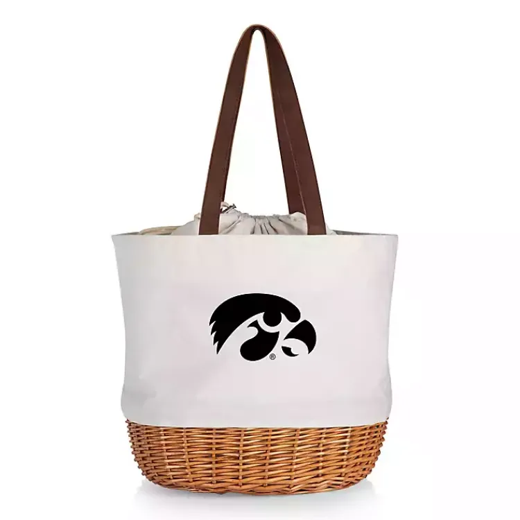 Serving & Entertaining-Kirklands Home Iowa Hawkeyes Canvas Tote Bag Black