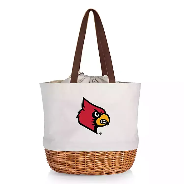 Serving & Entertaining-Kirklands Home Louisville Cardinals Canvas Tote Bag Red
