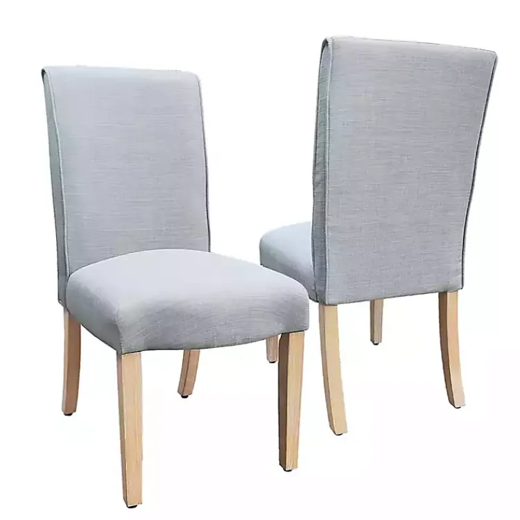 Dining Chairs-Kirklands Home Whitewashed Dining Chairs, Set of 2 Gray