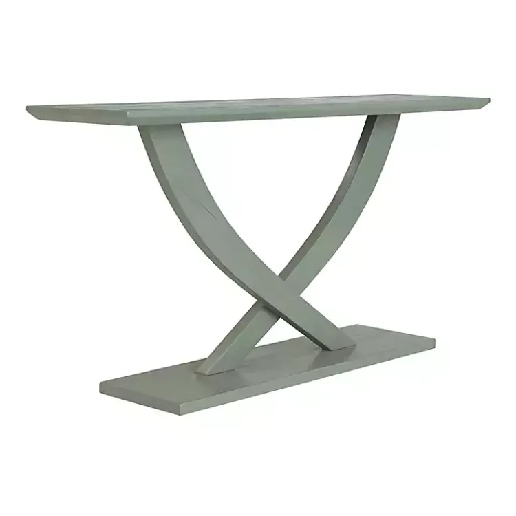 Console Tables-Kirklands Home Spanish Moss Ramus Console Table Green