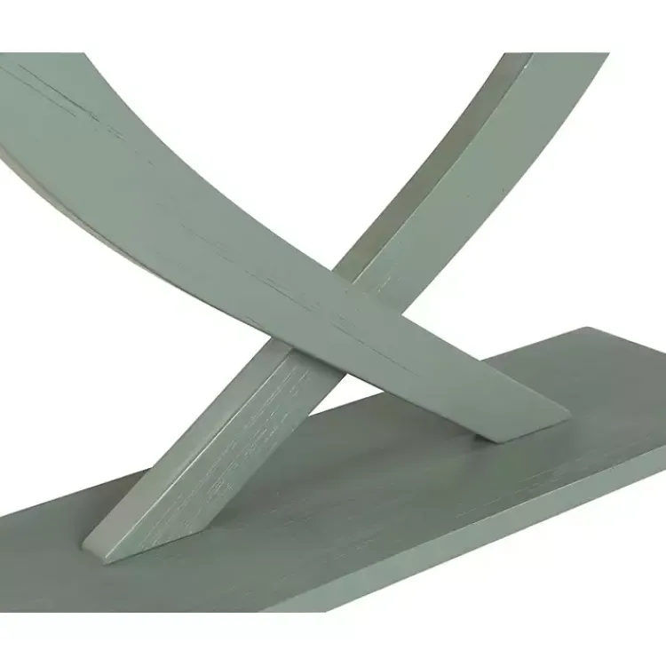 Console Tables-Kirklands Home Spanish Moss Ramus Console Table Green