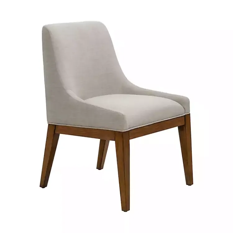 Dining Chairs-Kirklands Home Upholstered Armless Dining Chairs, Set of 2 Gray