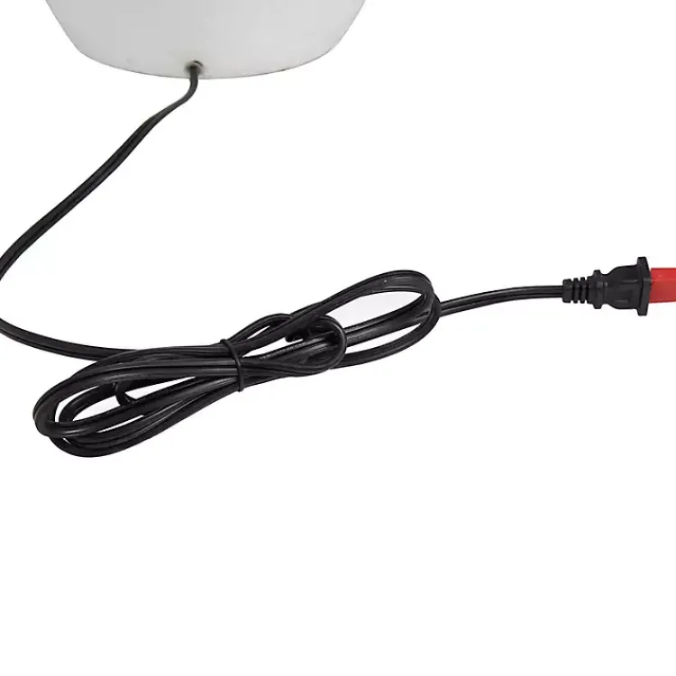 Table Lamps-Kirklands Home Cement Table Lamp White