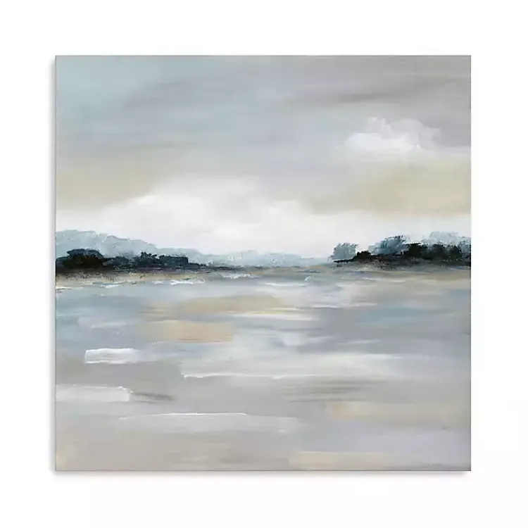 Canvas Art-Kirklands Home Meadow Clearing Canvas Art Print, 30x30 in. Gray