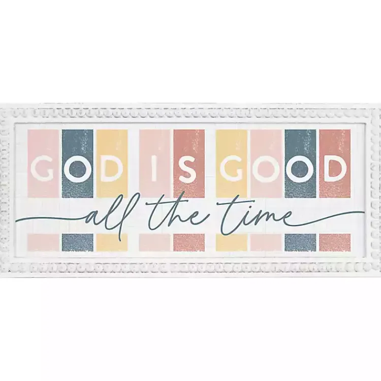 Wall Quotes & Signs-Kirklands Home God is Good All The Time Wall Plaque