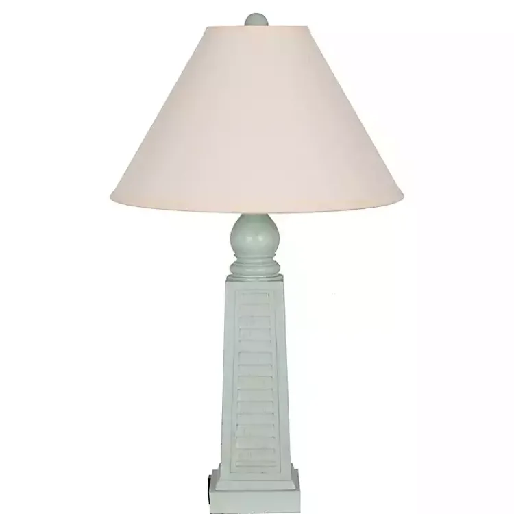 Table Lamps-Kirklands Home Light Shutter USB Table Lamps, Set of 2 Blue