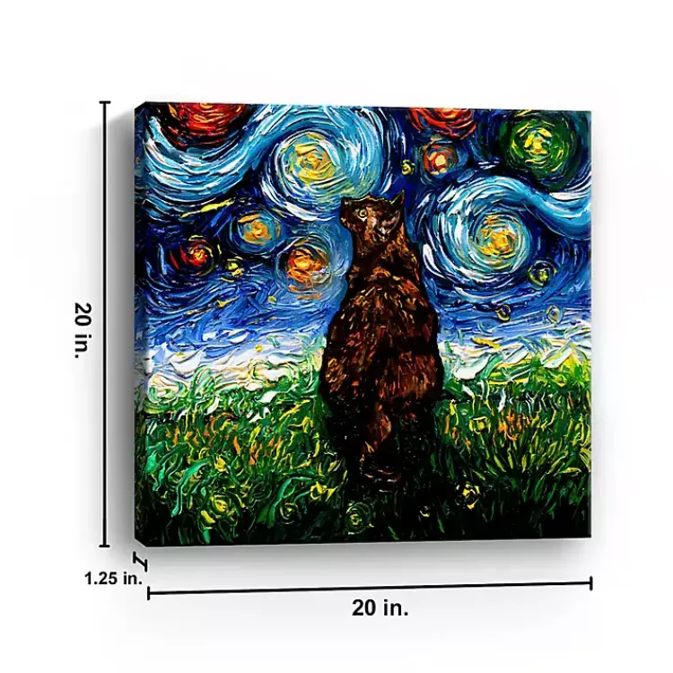 Canvas Art-Kirklands Home Aja Trier Tortoiseshell Starry Night Canvas Print