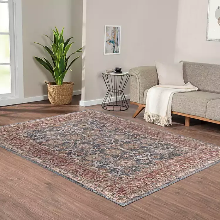 Area Rugs-Kirklands Home Red Persian Bordered Traditional Area Rug, 8x10