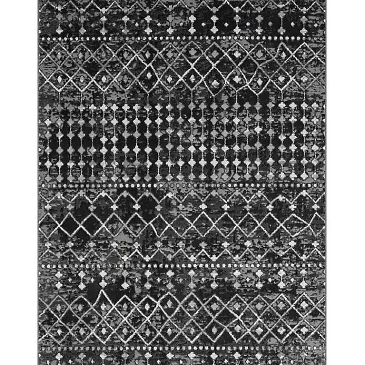 Area Rugs-Kirklands Home Moroccan Area Rug, 8x10 Black