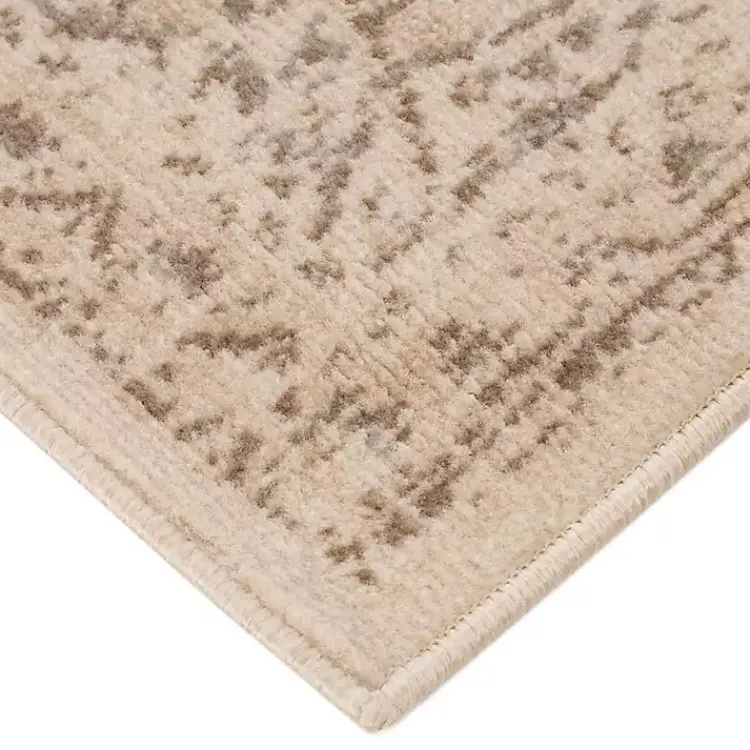 Area Rugs-Kirklands Home Cream Medallion Area Rug, 5x8 Ivory