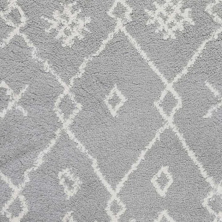 Area Rugs-Kirklands Home Geometric Runner Gray