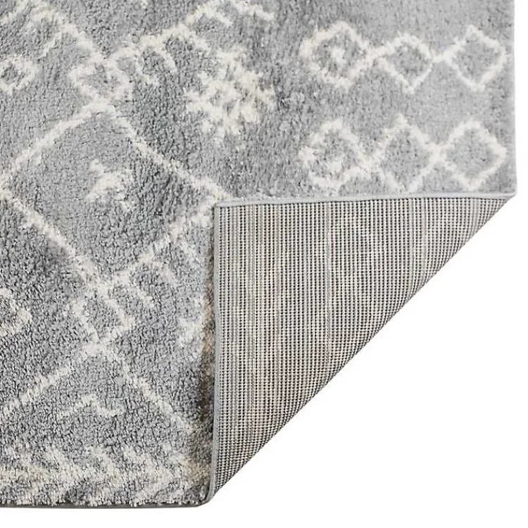 Area Rugs-Kirklands Home Geometric Area Rug, 8x10 Gray