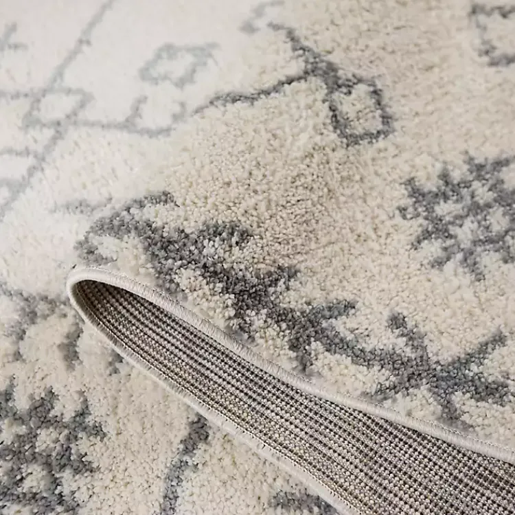 Area Rugs-Kirklands Home Geometric Area Rug, 5x8 Ivory